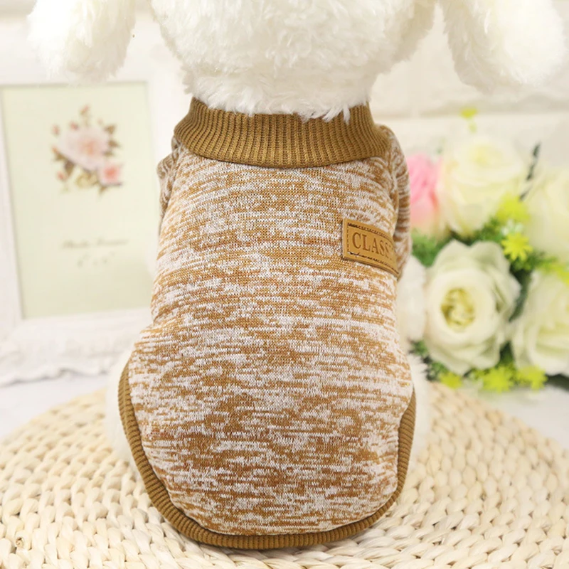 PAPASGIX собачий свитер Одежда Костюм мягкая теплая удобная классическая одежда для маленьких собак чихуахуа