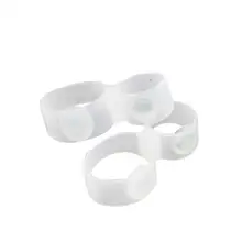 1 пара магнитное кольцо пластмассы и магниты Практичный Прочный корректор похудения сжигатель жира силиконовый массажер для ног