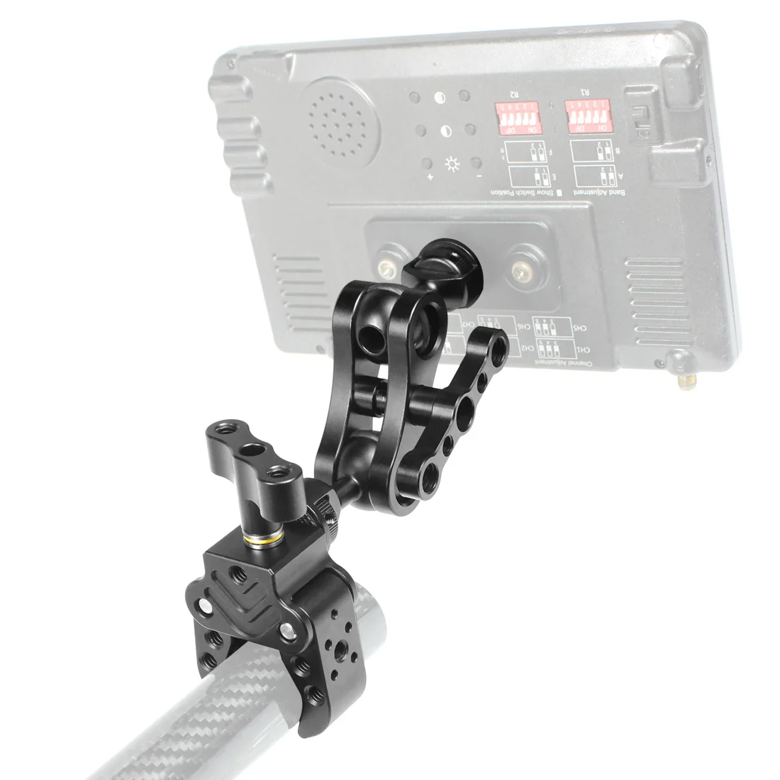 Kamera Magie Arm Dual Ball Kopf mit 1/4 "3/8" Arri Krabben Klaue Clip Monitor Stehen Super Clamp Halter video Licht DSLR-Rig – Detail 31