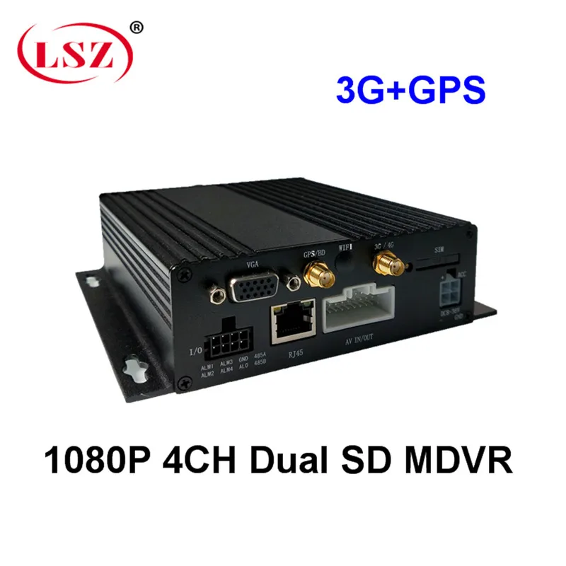 Транспортный миксер монитор хост 3G двойная SD карта 4 канальный Автомобильный