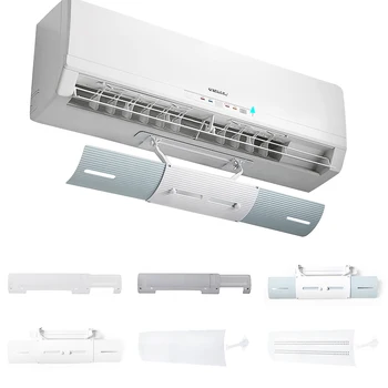 

Home Adjustable Air Conditioner Cover Windshield Baffle Deflector Air Conditioning Wind Guide Month Straight Anti-wind Shield