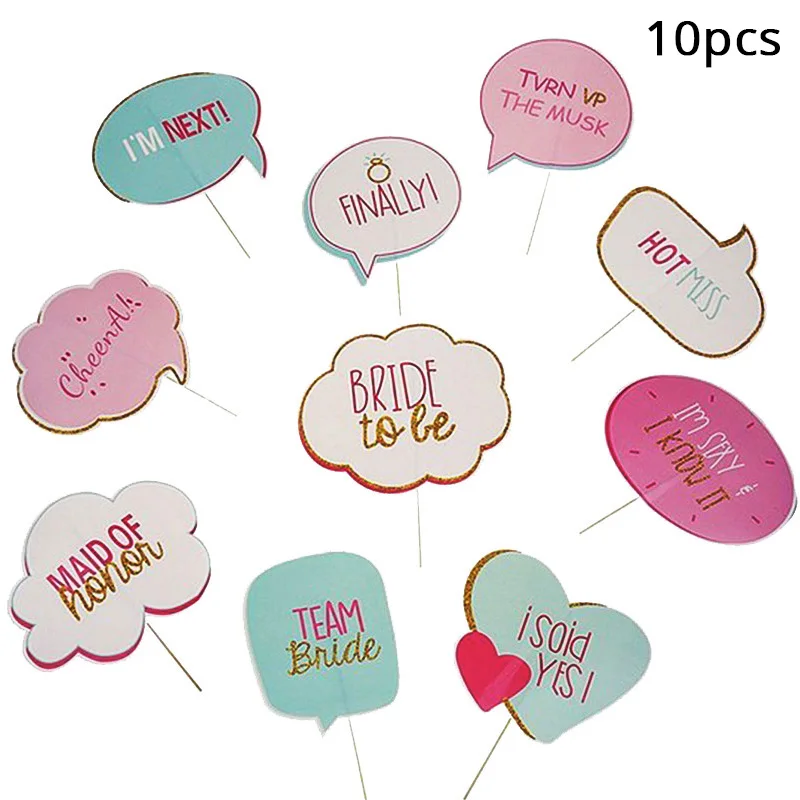WEIGAO свадебный душ 16 дюймов розовое золото буквы "Bride to be" Фольга шарики кольцо с бриллиантом на воздушном шаре для курица вечерние свадебные сувениры воздушные шары - Цвет: photo props