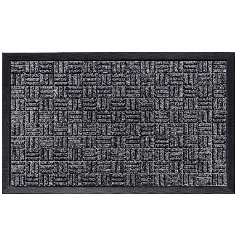 Top Front Door Mats, 45x75 cm, All Weather Entry and Back Yard Door Mat