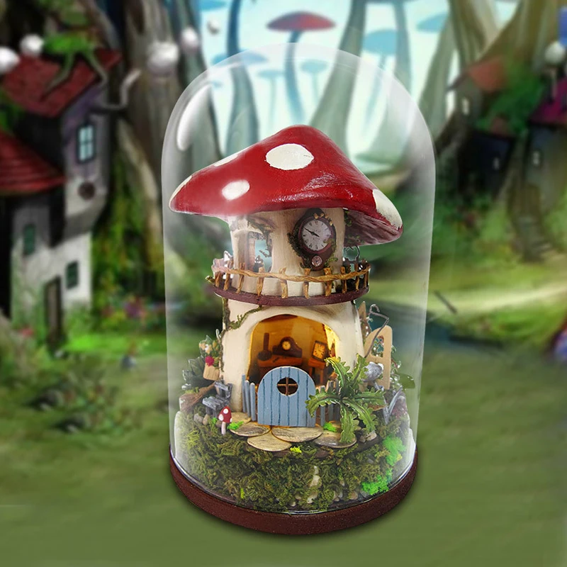 DIY кабина для микро ландшафтного дизайна модель развивающая игрушка миниатюрный