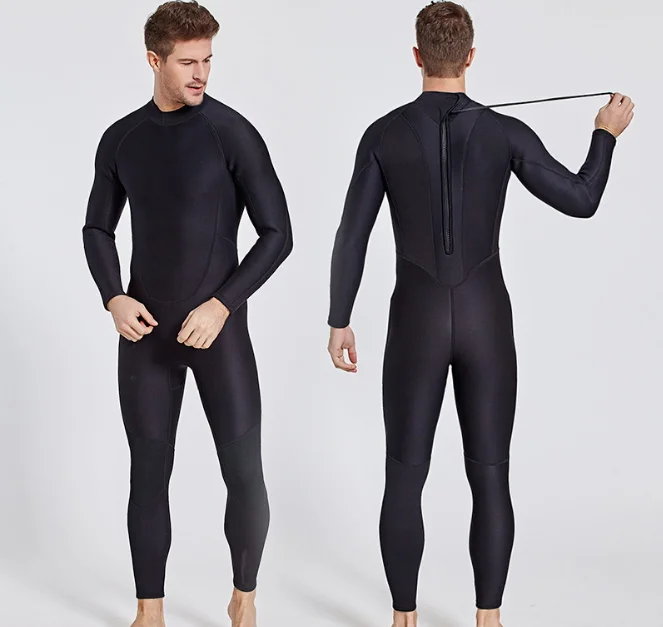 KOMAY 2MM diving suit thick warm long-sleeved one-piece swimsuit cold-proof scratch-proof thorn surfing couple diving suit