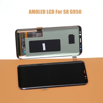 

SUPER AMOLED for SAMSUNG GALAXY S8 Display G950 G950F Touch Screen Digitizer For Samsung S8 G950 LCD