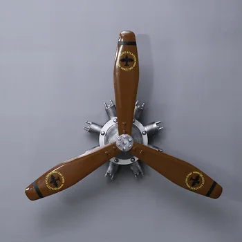 

Big Retro Airplane Propeller Metal Wall Hanging Decoration Metal Crafts Cafe Restaurant Bar Home Decor Wall Hang Kids Decor Gift
