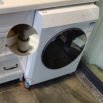 

4pcs Moistureproof Anti-slip Universal Washing Machine Heighten Foot Pad Refrigerator Leg Base Furniture Lifting Foot Base