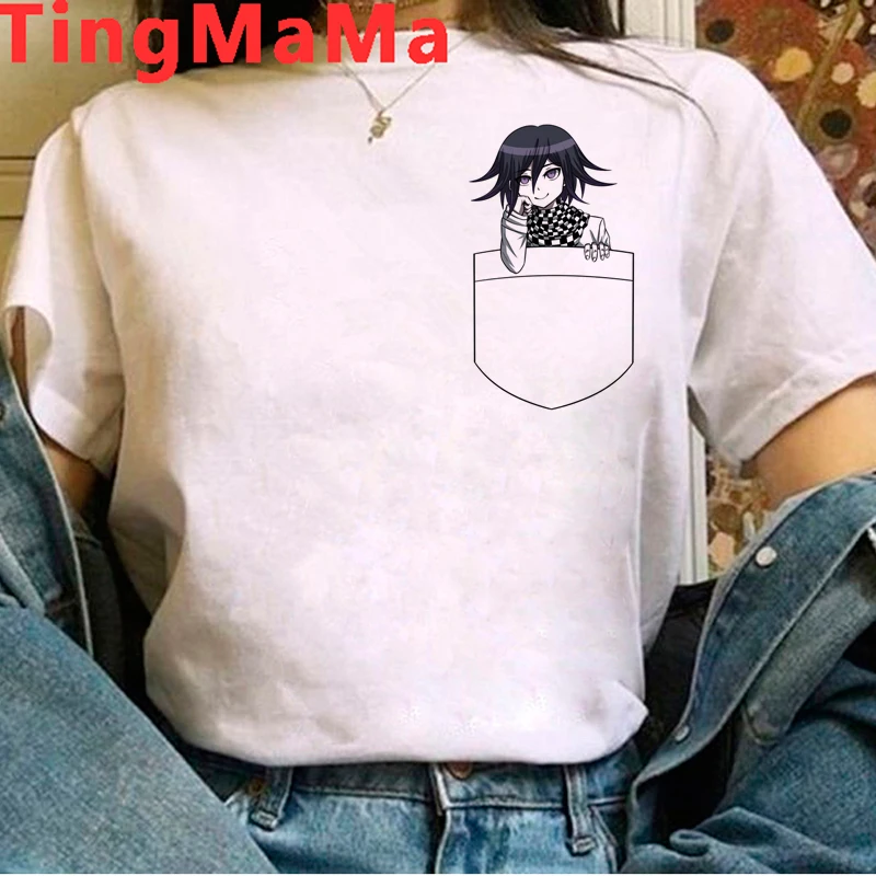 Danganronpa Nagito Komaeda Ouma Kokichi tshirt clothes women tumblr graphic tees women white t shirt aesthetic clothes harajuku t shirt oversize