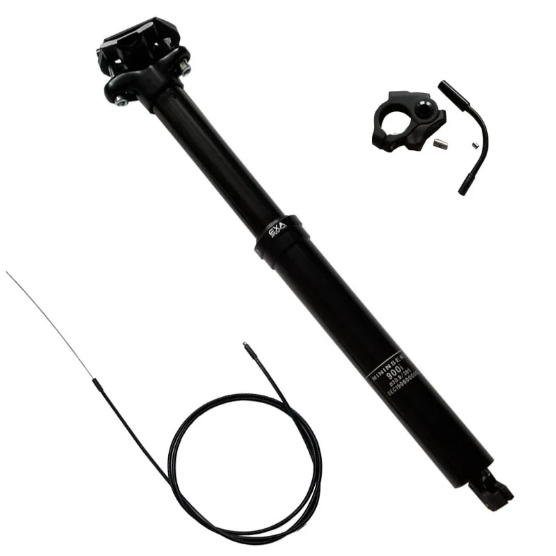 kindshock height adjustable seatpost dropper 125mm travel post bike MTB einternal routing 30.9mm 31.6 395mm remote seat post