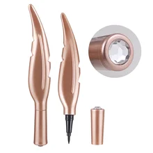 Черная жидкая подводка для глаз в форме пера, Стойкая подводка для глаз, карандаш для глаз для женщин, косметика, инструмент для макияжа, карандаши для глаз