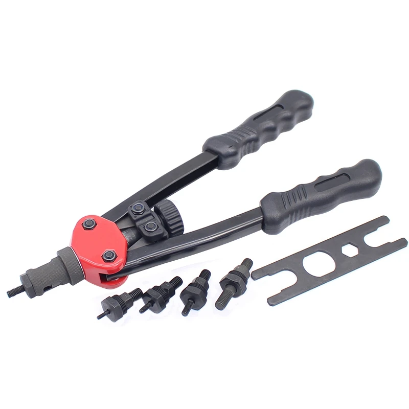

Riveter Nut 12 inch Blind Auto Riveter Nut Tool Heavy Hand Insert Rivet Nut Tool Manual Mandrels M3 M4 M5 M6 M8