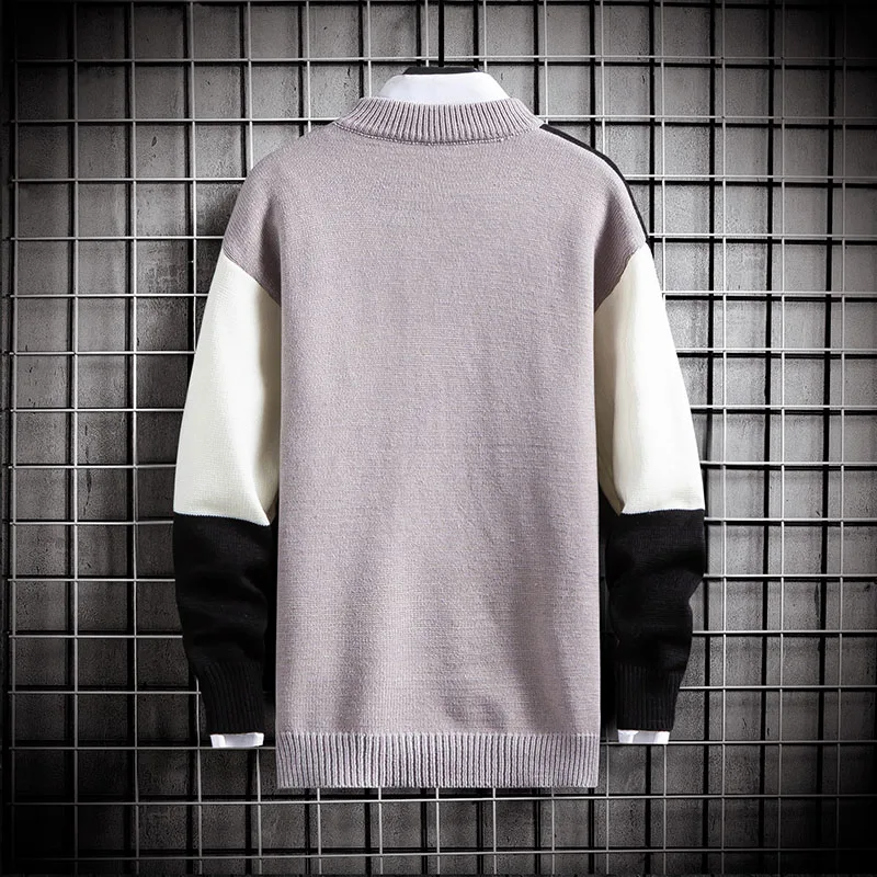 2022 Spring Autumn Patchwork Jumper 