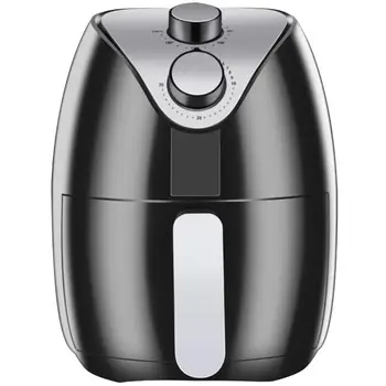 

1pc Air Fryer Household Multi-functional Oven No Smoke Fryer (EU Plug Black)