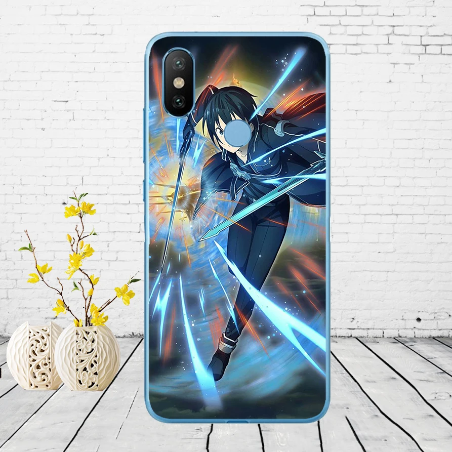 239DD Sword Art Online SAO Аниме Манга Мягкий силиконовый чехол для Xiao mi Red mi 6 6a mi 8 a2 lite note 5 6 pro 7 Case