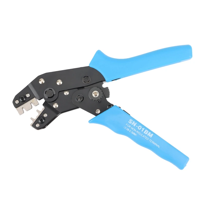 SN-01BM Terminal Crimping Pliers Multi-Purpose Crimping Pliers for Terminal Crimping Ratchet Press-Insertion Spring wire line tester