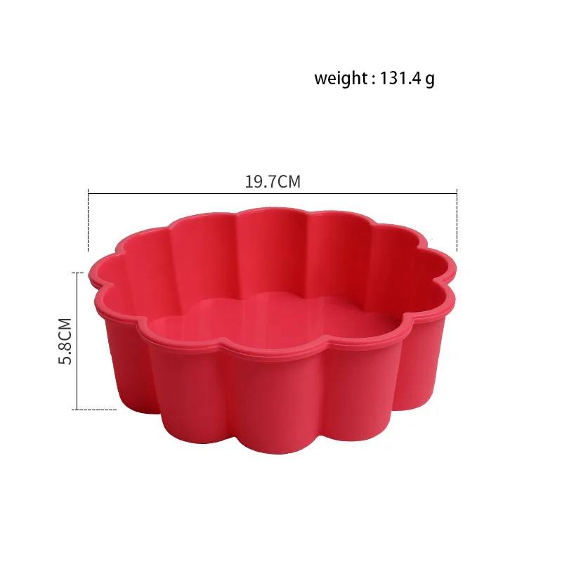 8 Inch Lace Baking Tray Silicone Round Cake Mold Bakery Silicone Molds Cake Mold Kitchen Tools Hot Selling Wholesale