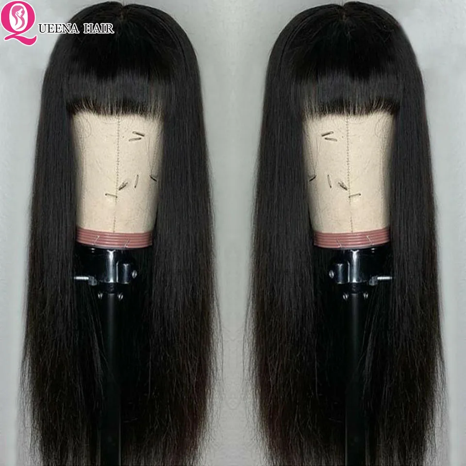 Straight wig with bangs (5)