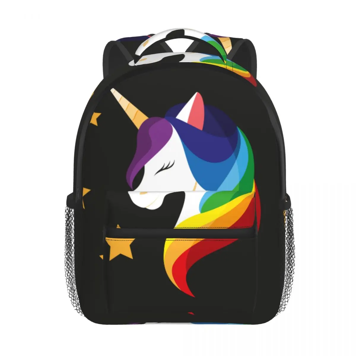 Mirar Experimentar Torpe Bolsa de unicornio arcoíris con ojos cerrados para niños, mochila  preescolar para guardería, niños y niñas de 3-4-6 años - AliExpress