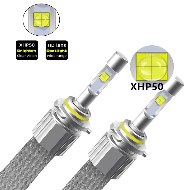 Car H7 LED bulbs 110W 12000LM XHP50 Chips Headlight 4300K 6000K Lamps led H1 H3 H4 9012 H11 HB3 HB4 H8 880 D1S D2S Fog Light | Автомобили