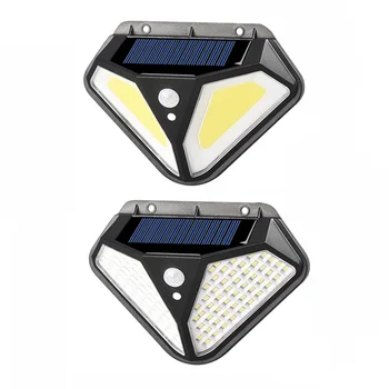 

2 Modes LED Solar Light Outdoor Solar Lamp Motion Sensor Wall Light Waterproof Solar Powered Sunlight for Garden Decoration