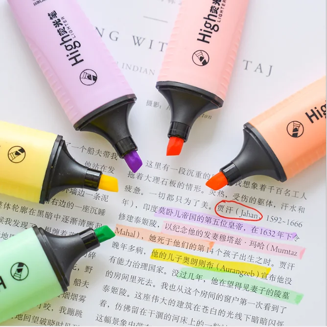 

highlighter marker highlight mildliner Japanese stationery pen pastel highlighters invisible ink pastel school neon pen magic
