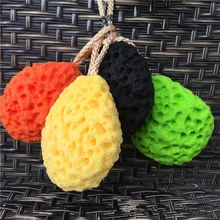 Губка, мочалка стиль соты целлюлозы спонж для ванной детское махровое полотенце Макияж Глубокая очистка лица мыть губки