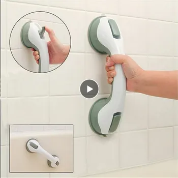 

2pcs Grip Handle Bathroom Shower Tub Suction Cups Grab Bar Safety Handlebar Bracket Strong Grab Bar Bracket Bar Support
