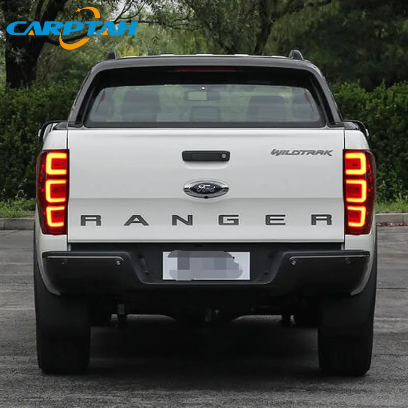 Автомобильный Стайлинг задний фонарь для Ford Ranger T6 T7 T8 2012- задний фонарь DRL+ сигнал поворота+ задний фонарь+ светодиодный тормозной фонарь
