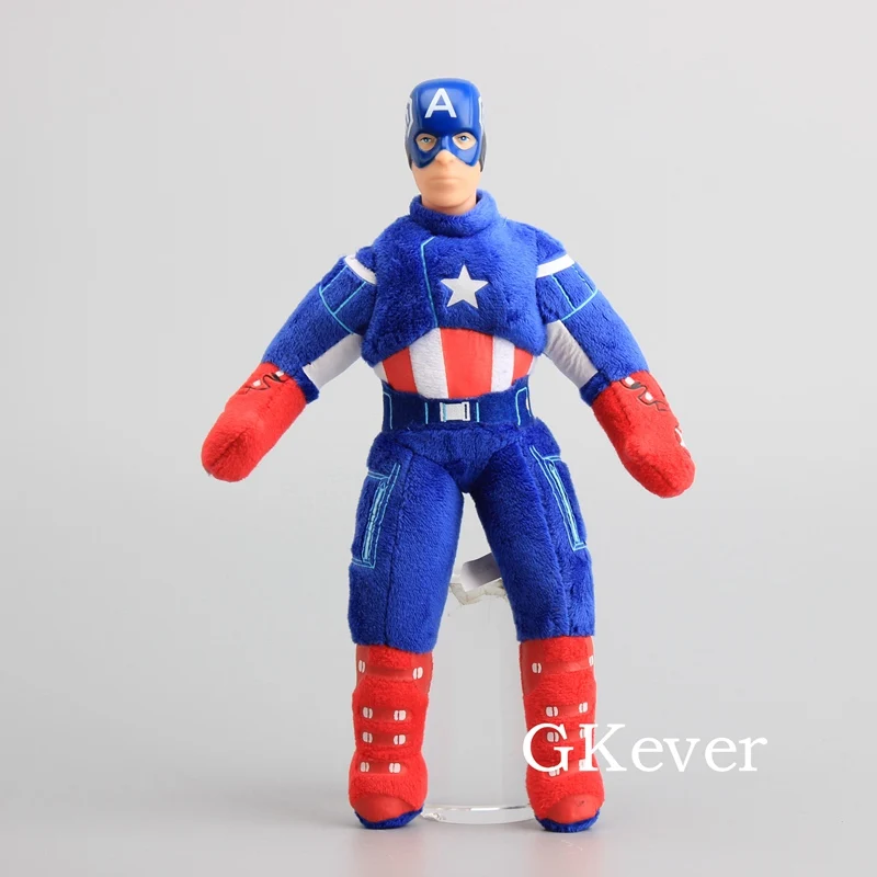 

25 cm Captain America Superman Plush Toys Doll Peluche Figure Big Size Superhero Stuffed Toy Baby Kids Birthday Party Gift