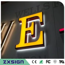 Открытый водонепроницаемый двухсторонний освещенный бизнес-знаки, frontlit& подсветкой светодиодный буквы канала для магазина логотип компании