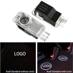 DERI 2x двери автомобиля Добро пожаловать лампы лазерный проектор Non-надверный фонарь с логотипом стильный значок для AUDI A1 A2 A3 A4 A5 A6 A7 A8 R8 Q3 Q5 Q7 TT