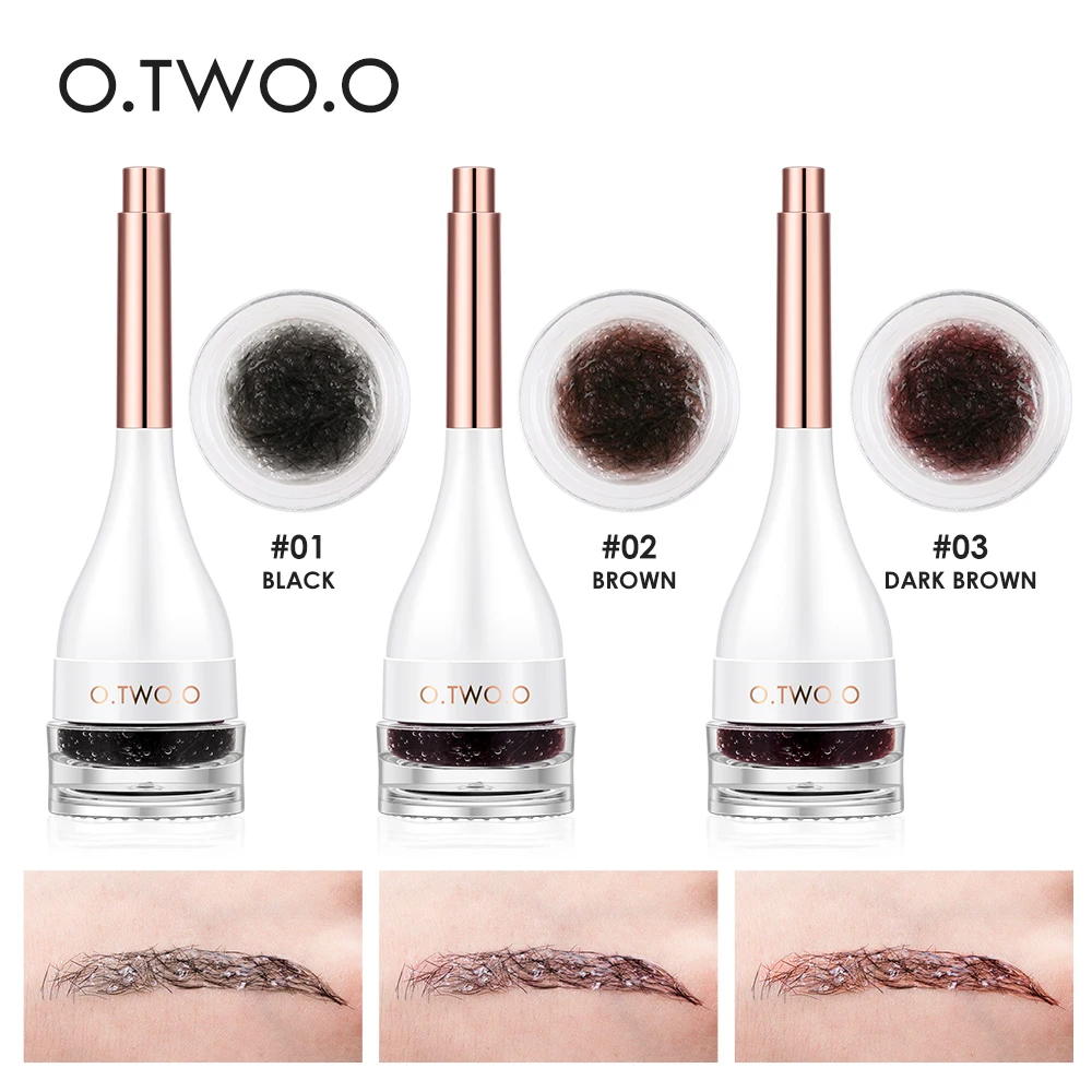 

3Color Natural Makeup Eyebrow Cream Eyebrows Extension Cream Waterproof Lashes Silk Fiber Mascara Eyelash Eyebrow Gel Tint TSLM2