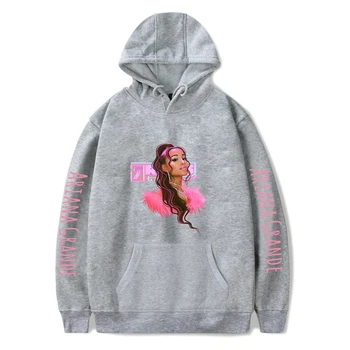 

Fashion Ariana Grande Hoodies Women Men Sweatshirts Harajuku Hooded New Popular Print Ariana Grande Casual girls gray pullovers