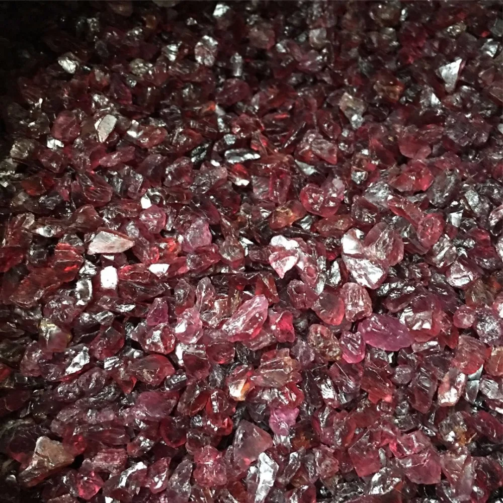 Garnet tumbled stones rough (5)