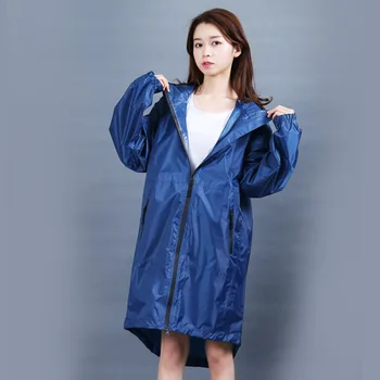 

Long Waterproof Yellow Rain Coat Ladies Hooded Raincoat Poncho Jacket Outdoor Rainwear Lady Rain Coat Windbreak Rain Gear L