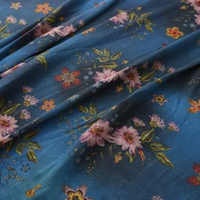 Цифровой спрей Окрашенные все-шелк Настоящий Атлас ароматный облако Пряжа Ткань 1,1 м в ширину Подсолнух шелк buttercup