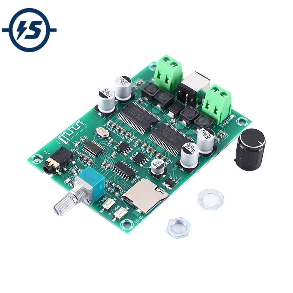 Беспроводной Bluetooth 5 0 цифровой усилитель мощности доска YDA138-E класса D 20 Вт + стерео