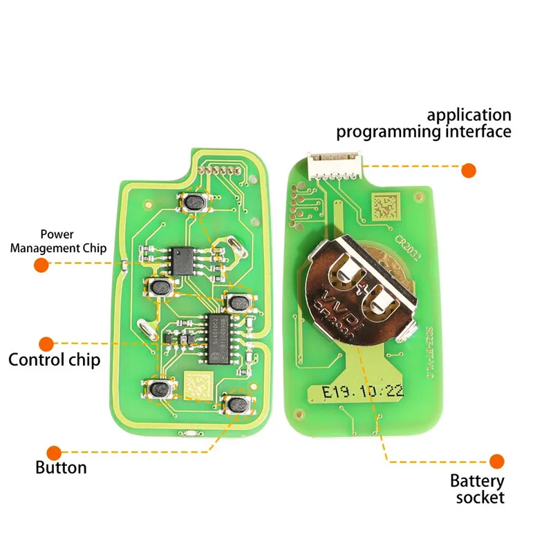 Xhorse VVDI2 ключ Separate 4BTN With раздвижные двери BTN XKHO04EN цельнокроеное платье| |