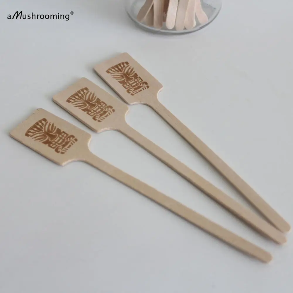 TIKI monogram drink stirrer christmas cocktail sticks personalized
