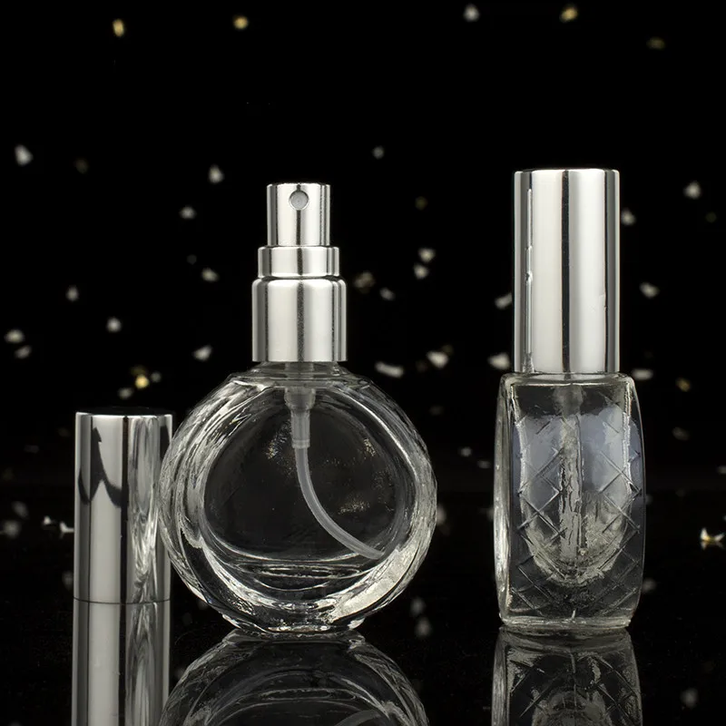 1 шт. 10 мл прозрачные стеклянные парфюмерные флаконы с распылителем многоразового распылителя флаконы для ароматов Упаковка косметическая бутылка