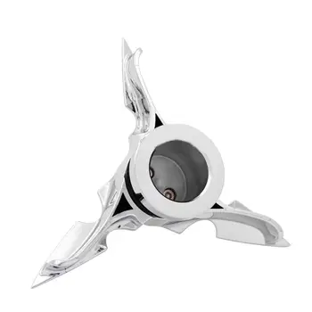 

2 Colors Motorcycle Spun Blade Pointed Center Spinning Front Axle = Nut Cover for Dyna Softail Sportster accessory