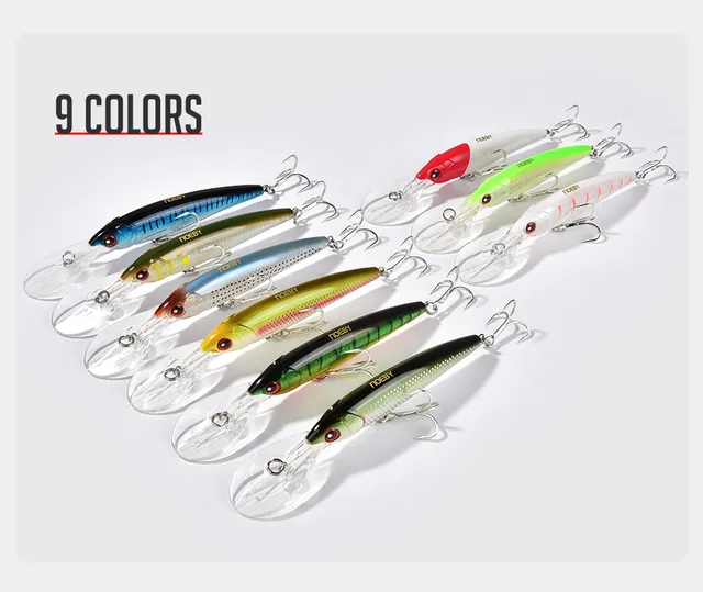 Noeby 3pcs Nbl 9046 14cm 52g 16cm 73g Sinking Minnow Hard Universal Lure  Available Both In Saltwater And Freshwater - Fishing Lures - AliExpress