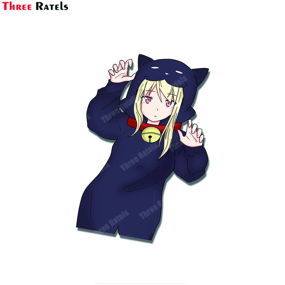 

Наклейки для дверей автомобиля Three Ratels B899 Shiina Mashiro Neko