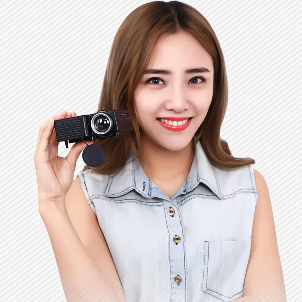 Hot UC28B+ Home Projector Mini Miniature Portable 1080P HD Projection Mini LED Projector For Home Theater Entertainment