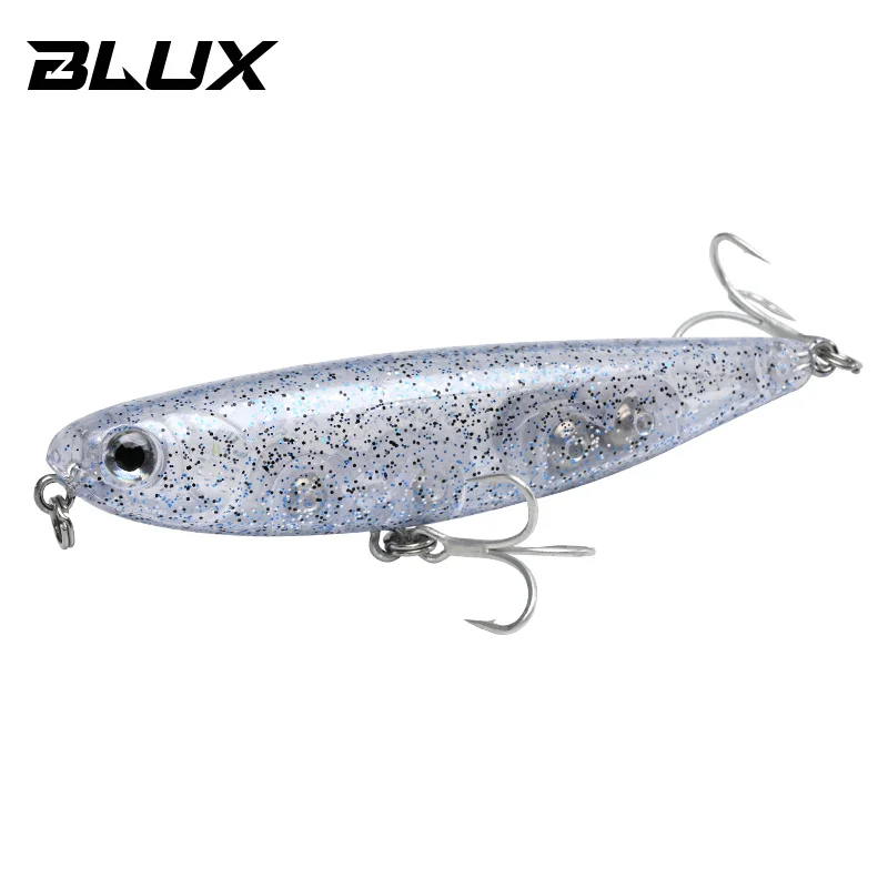 BLUX NATRIX Topwater Pencil Surface Walker Fishing Lure - Artificial Saltwater Bass Hard Bait Tackle