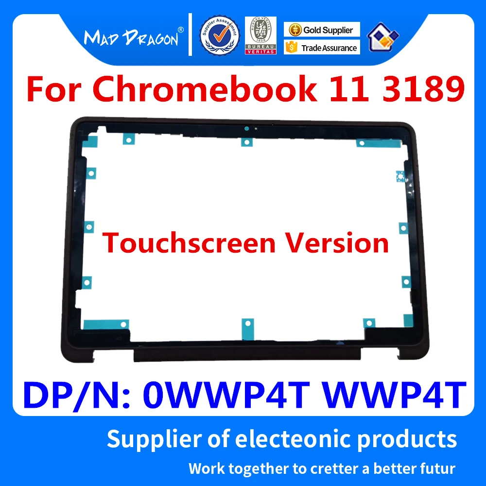Laptop Nuovo Originale Lcd Front Trim Cover Bezel Plastic Touchscreen Web Cam Window Per Dell Chromebook 11 3189 0 Wwp4T Wwp4T
