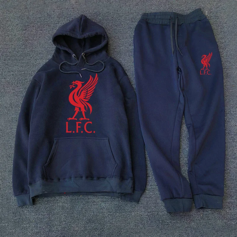 Fashion Men's Sportswear Casual Hooded Sportswear Set 2020 New Liverpool Football Sportswear + Men's Hooded Sportswear Fashion Men's Sportswear Casual Hooded Sportswear Set 2020 New Liverpool Football Sportswear + Men's Hooded Sportswear