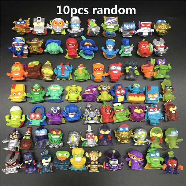 10-50pcs Original Superzings Superthings Action Figures 3CM Super Zings Garbage Trash Collection Toys Model for Kids Gift 10pcs random