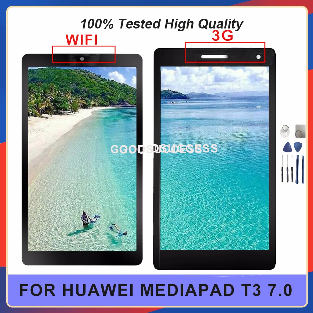 Протестировано 3G WIFI для Huawei Mediapad T3 7 0 Lcd BG2-U01 BG2-W09 BG2-U03 LCDs панель дисплея сенсорный